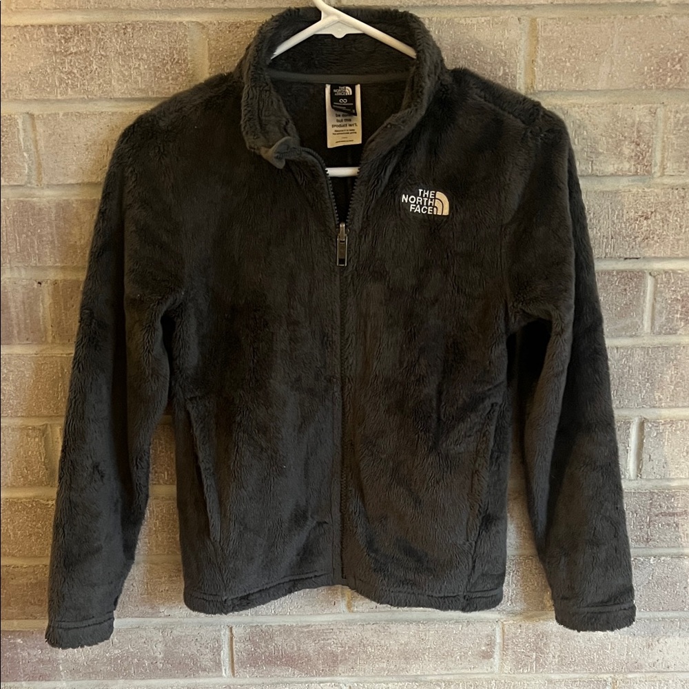 The North Face Girl’s Dark Gray Fleece Jacket